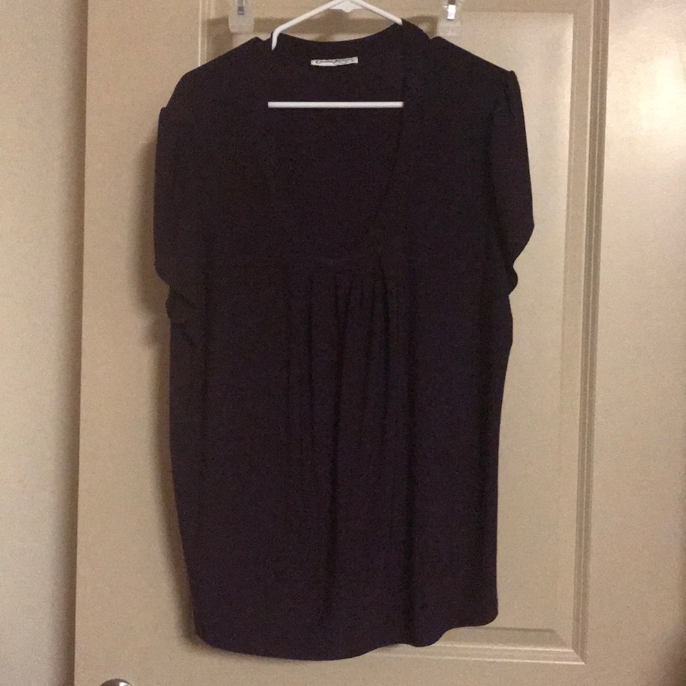 Purple Polyester Blouse